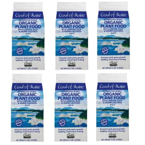 Coast of Maine (4lb) Stonington Blend Organic Plant Food with Lobster, Kelp and Worm Castings - OMRI Listed