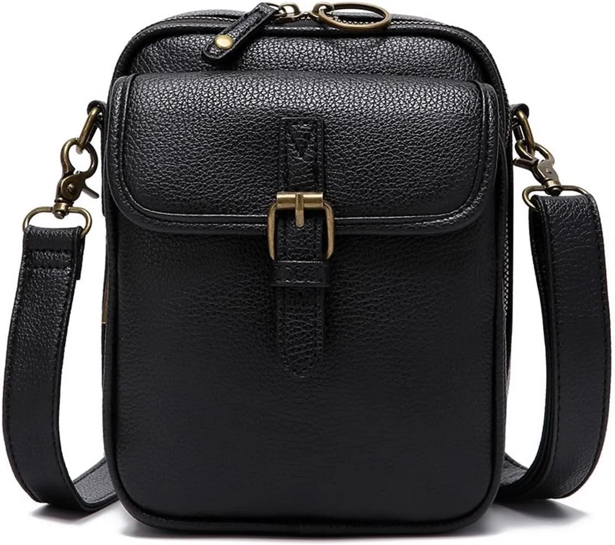 Collaboraten1 Crossbody Leather Bag, Tojoyride Crossbody Leather Bag, Crossbody Bag with Card Slots for Women Travel ﻿