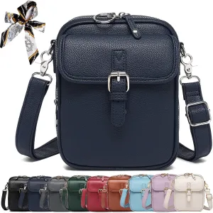 Collaboraten1 Crossbody Leather Bag, Urvashi Crossbody Leather Bag for Women Travel, Vintage Anti-Theft