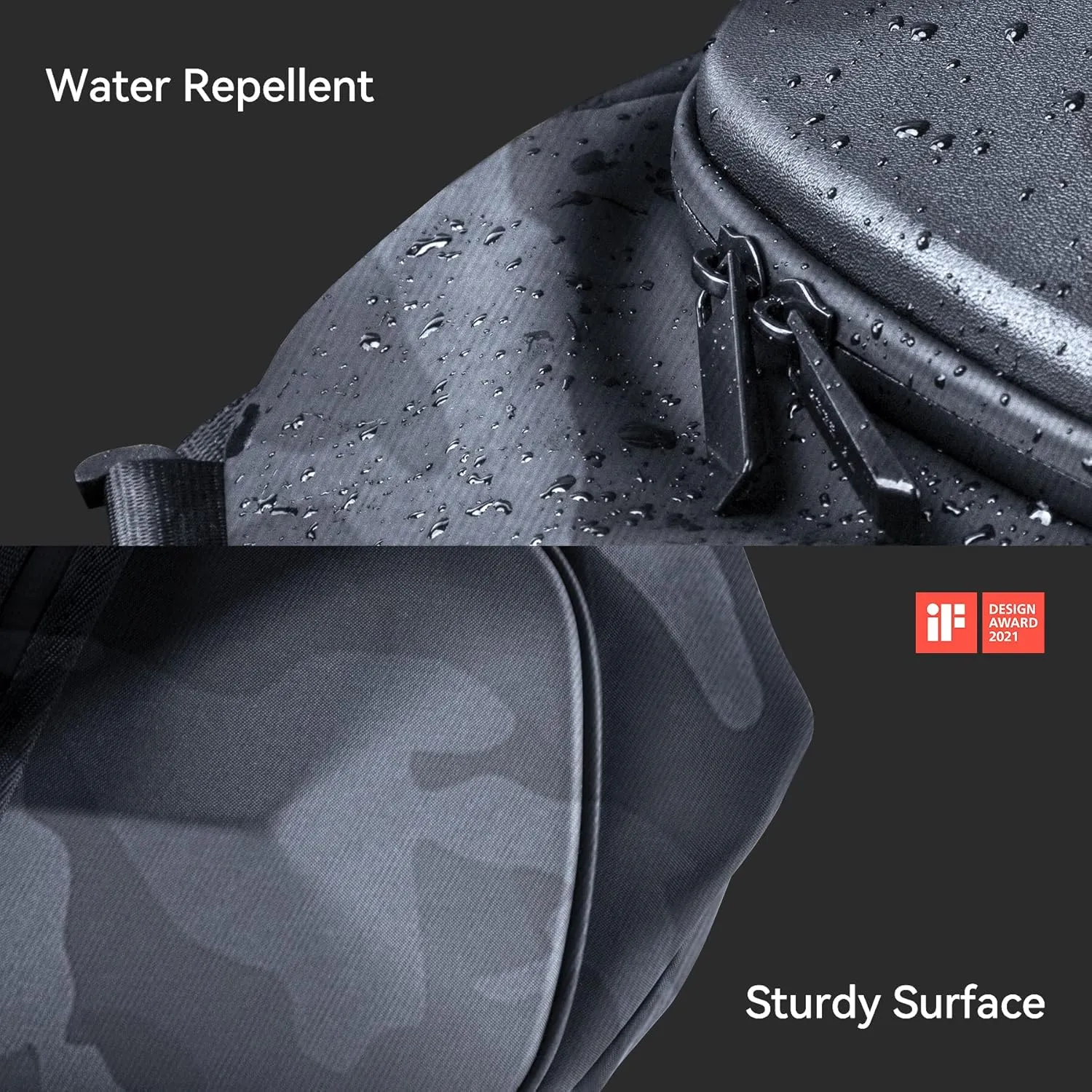 Criss Shoulder Bags Waterproof Sling Bag Anti Theft for Men Hiking Outdoor Casual Daily Carry Messenger Bag