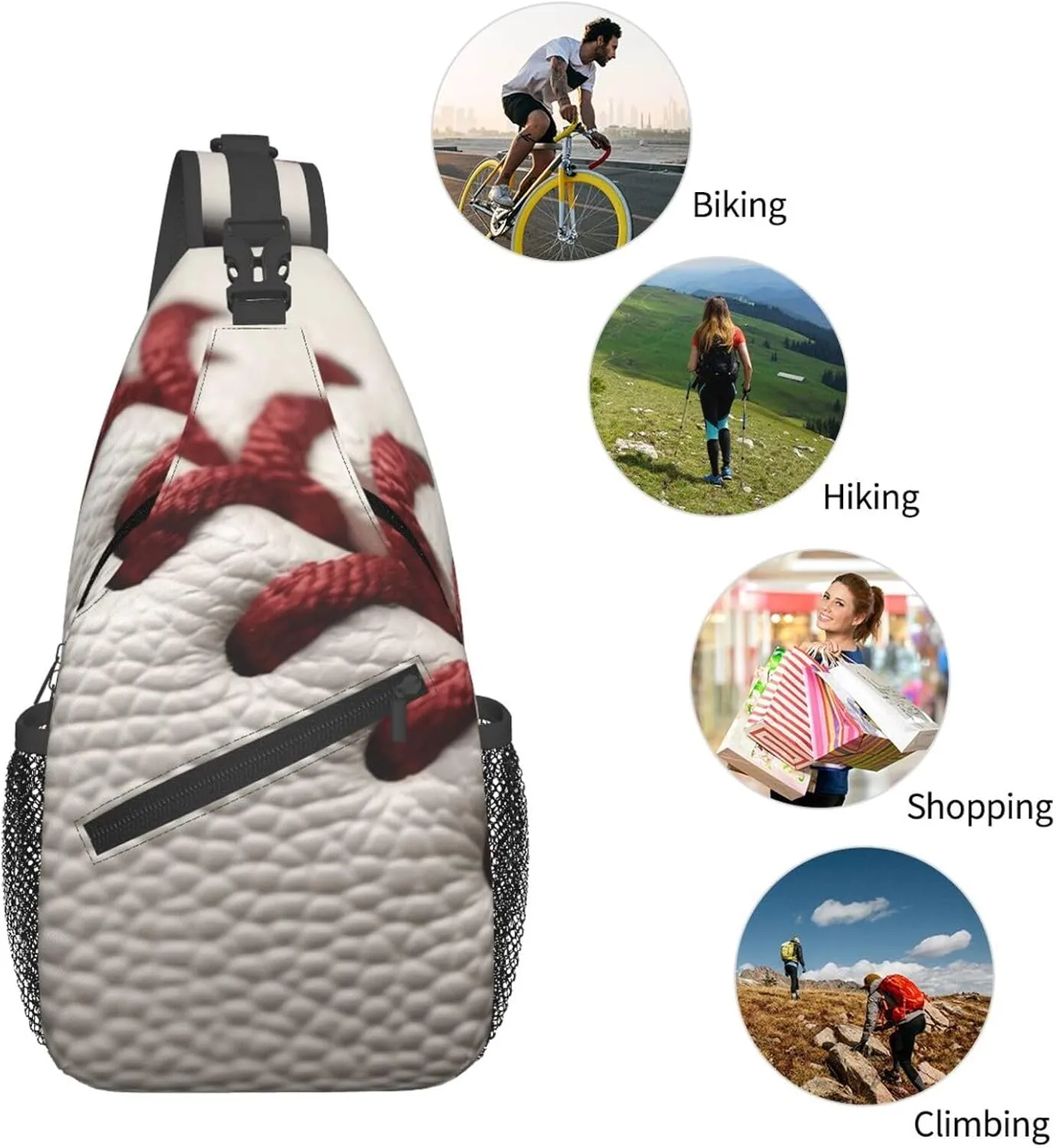 Cross Chest Bag Diagonally Sling Backpack Crossbody Shoulder Bag Beautiful Butterfly Sling Bag Travel Hiking Daypack