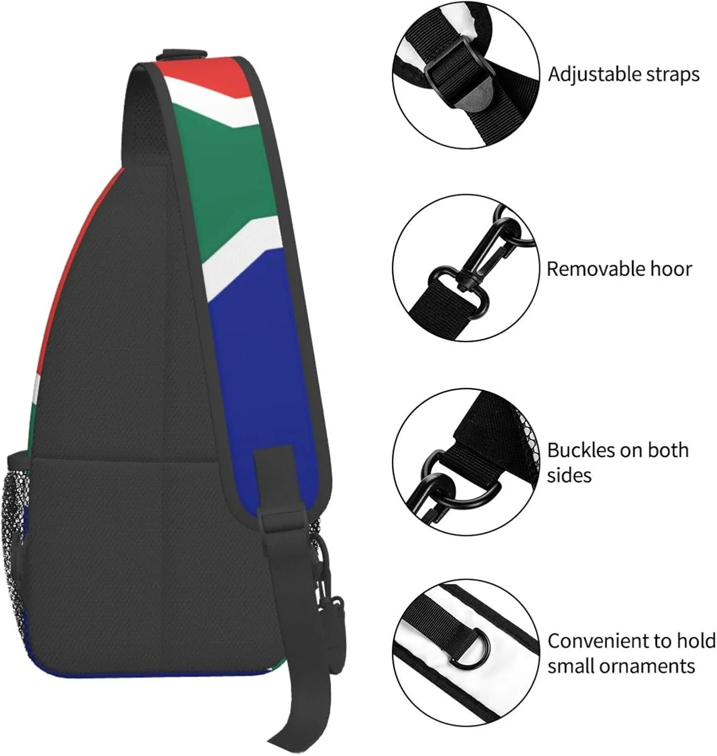 Cross Chest Bag Diagonally Sling Backpack Crossbody Shoulder Bag Surfboard Sling Bag Travel Hiking Daypack