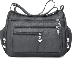 Crossbody Bags for Women Casual Handbags & Shoulder Bags Nylon Tote Bag Lightweight Waterproof Messenger Bag Anti Theft Bag
