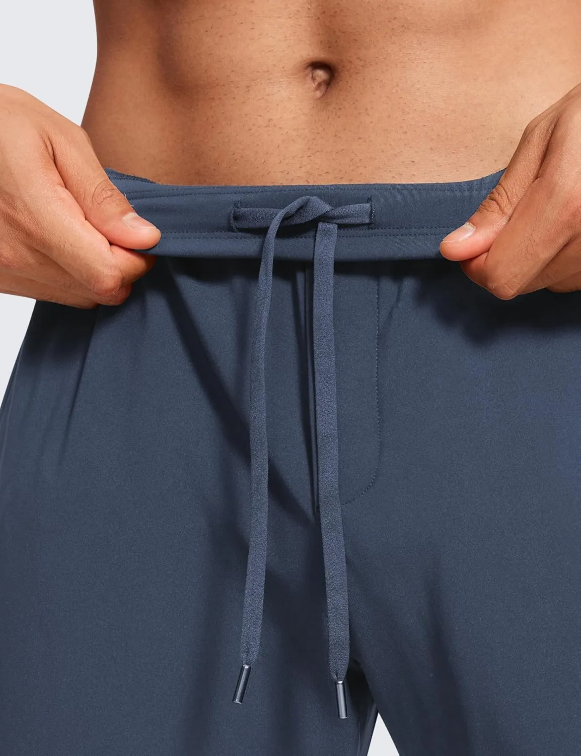 CRZ YOGA 4-Way Stretch Athletic Pants for Men 30" Workout Lounge Casual Work Jogger with Zip Pocket