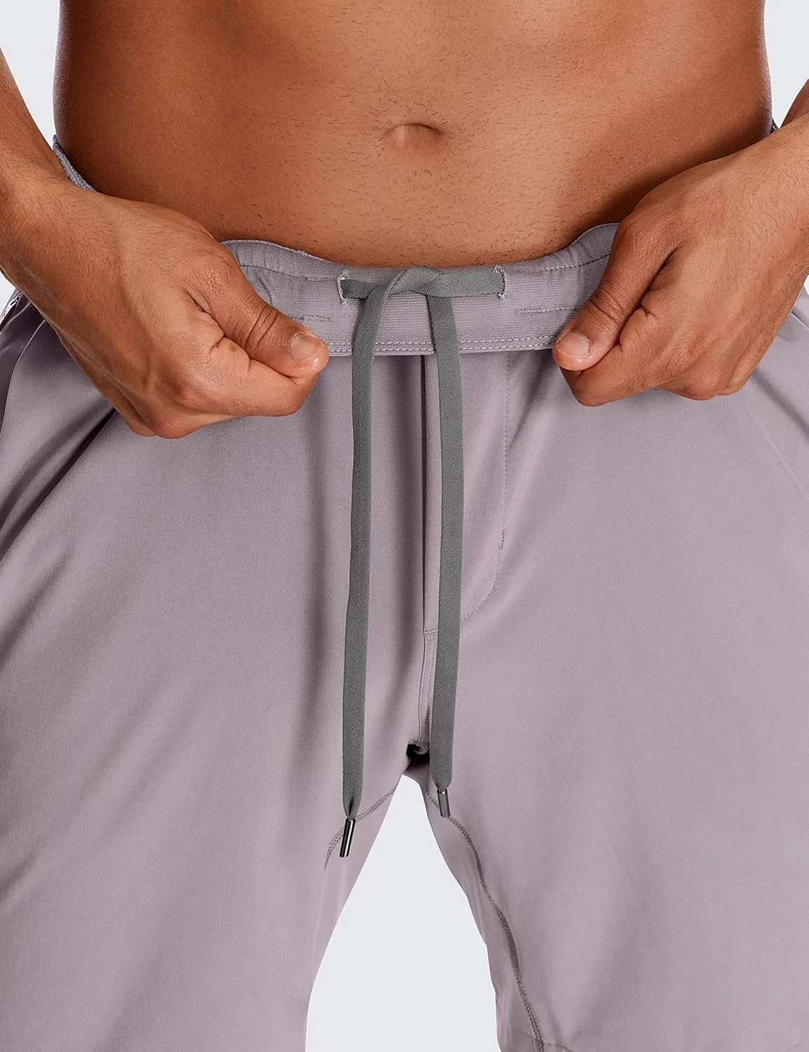 CRZ YOGA Men's 2 in 1 Running Shorts with Liner - 7'' Quick Dry for Workout Sports Athletic with Pockets