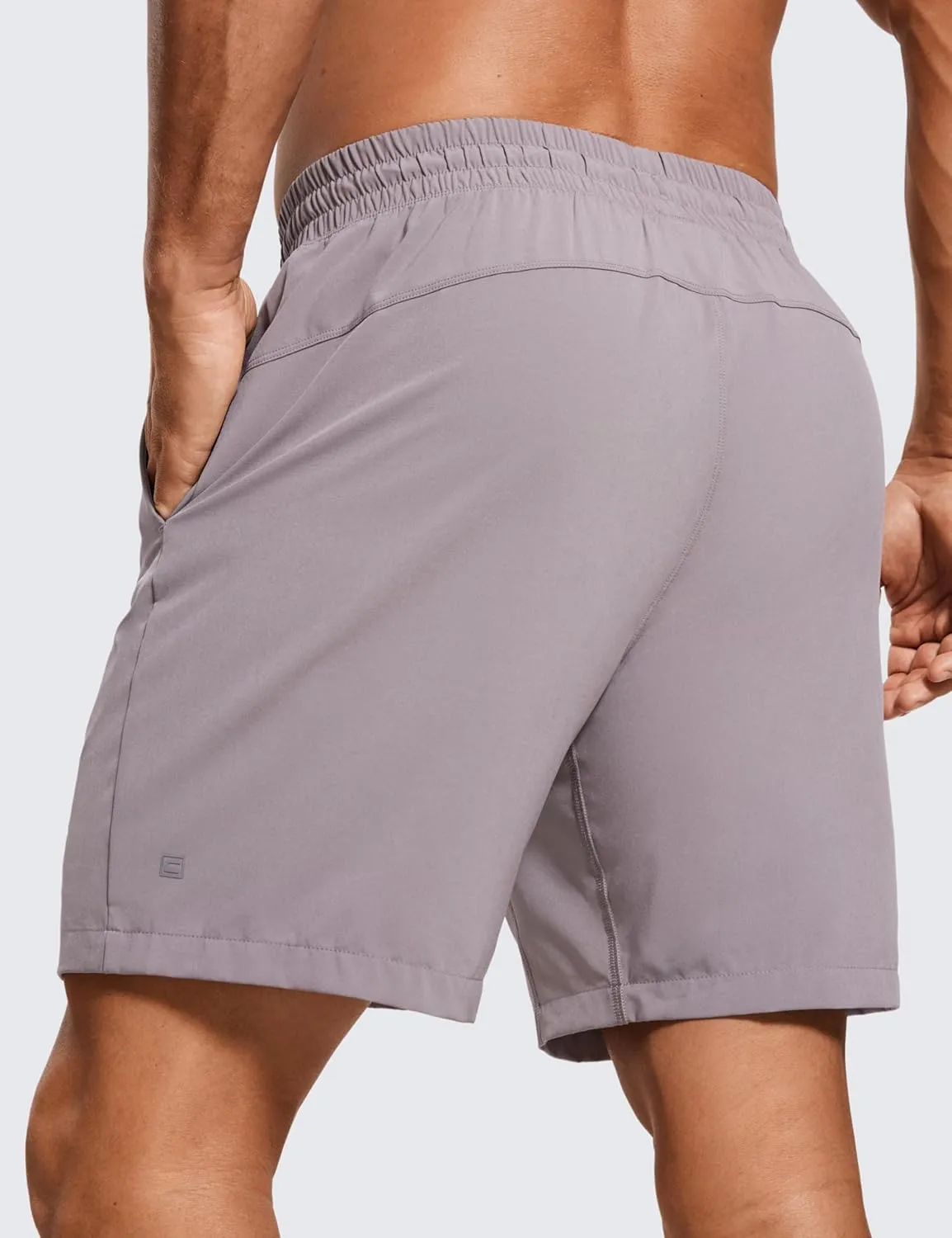 CRZ YOGA Men's 2 in 1 Running Shorts with Liner - 7'' Quick Dry for Workout Sports Athletic with Pockets