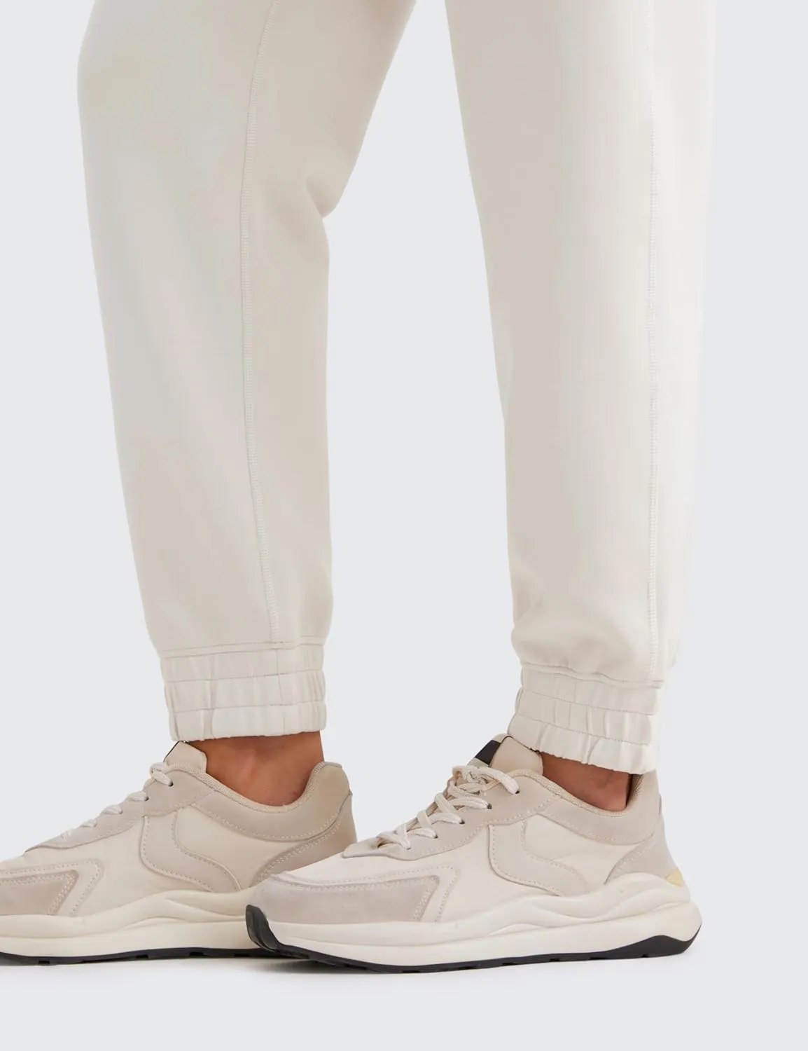 CRZ YOGA SoftAura Sweatpants Women Modal Joggers High Waisted Lounge Travel Casual Sweat Pants with Pockets Cinch Bottom