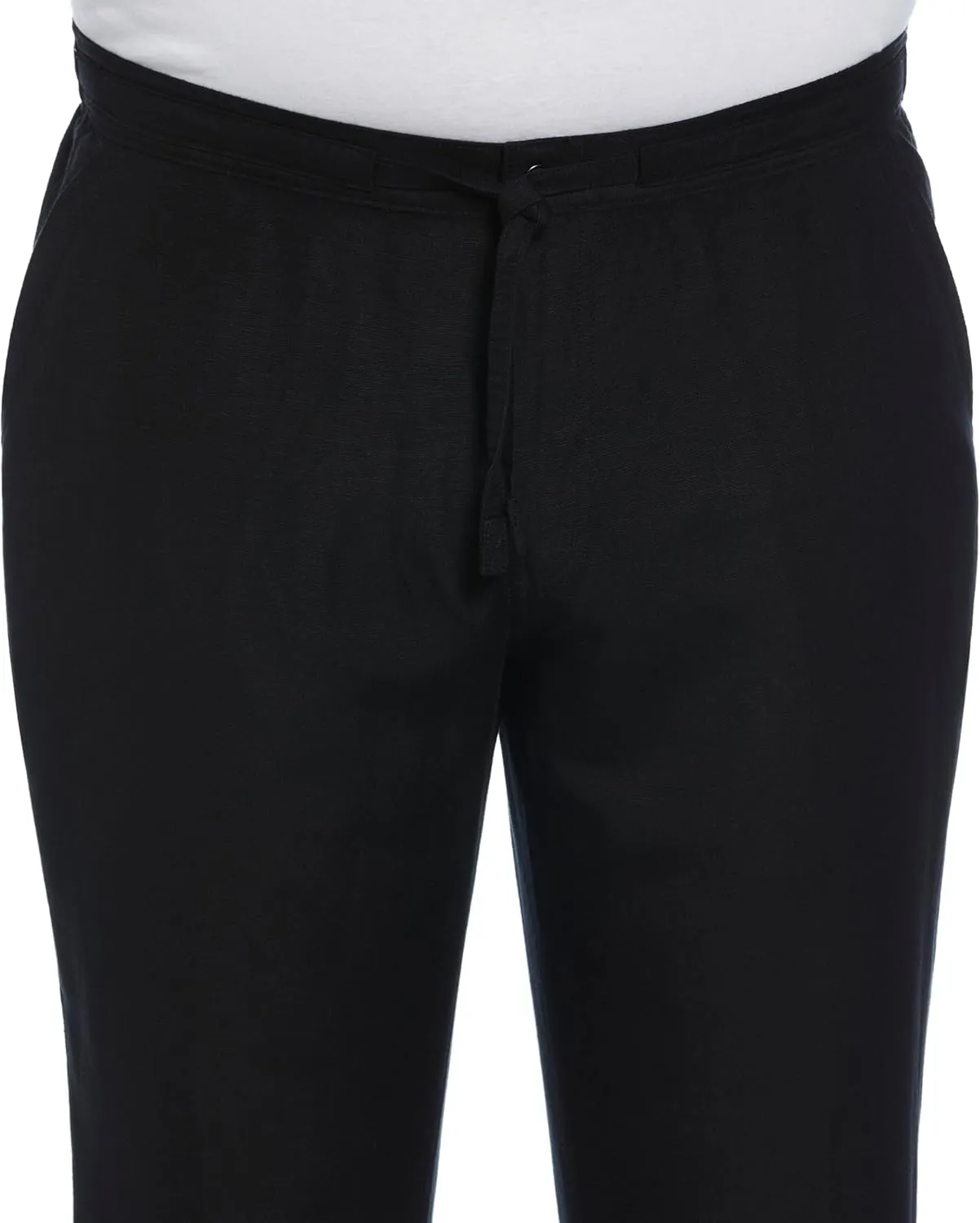 Cubavera Men's Linen-Blend Drawstring Pants with Pockets, Stretch Fabric, Lightweight & Breathable, 30" & 32" Inseams