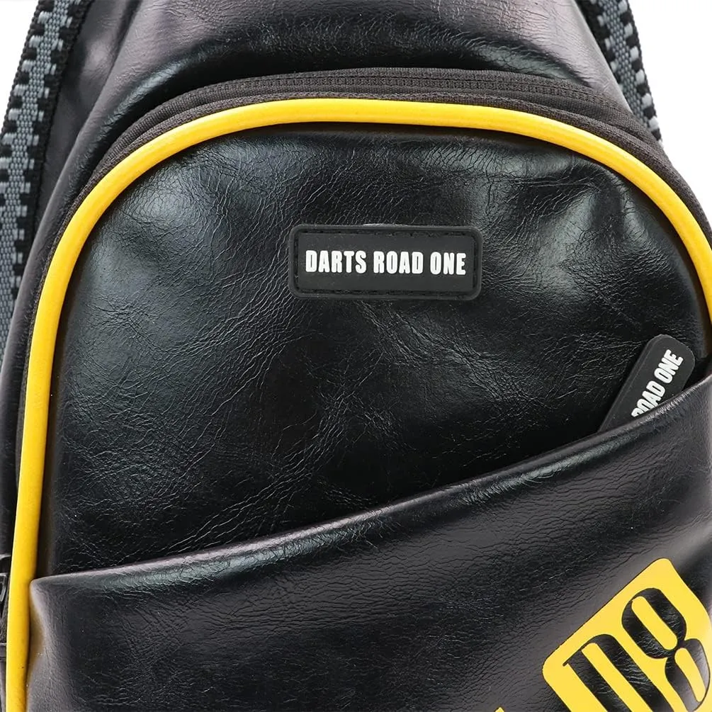 CUESOUL Darts Road ONE Oil Wax PU Leather Gym Duffle Bag/Casual Chest Bag/Travel Laptop Backpack