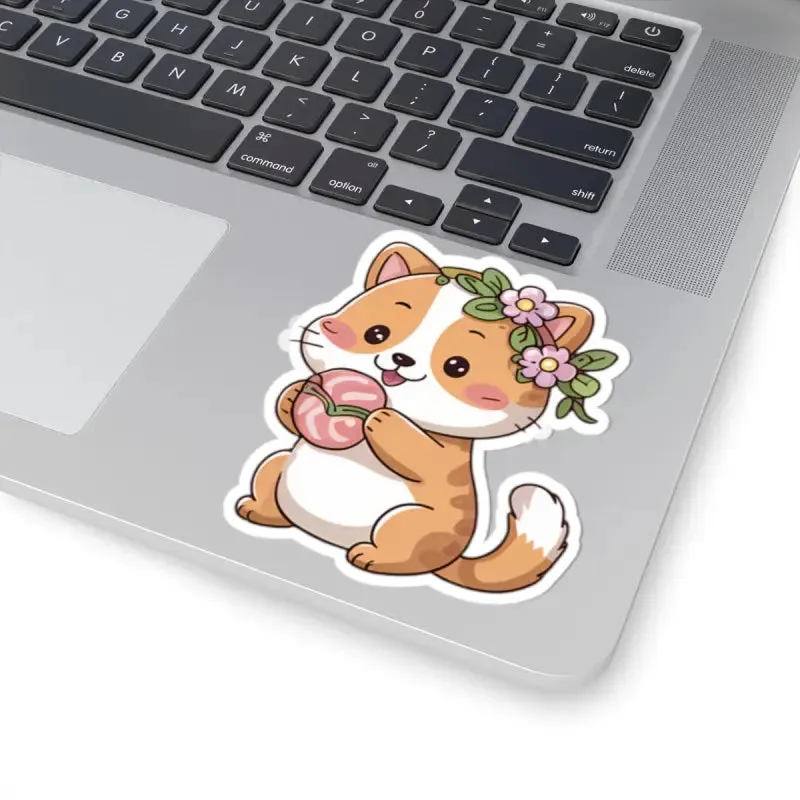 Cute Corgi Kiss Cut Stickers for Whimsical Pet Decor