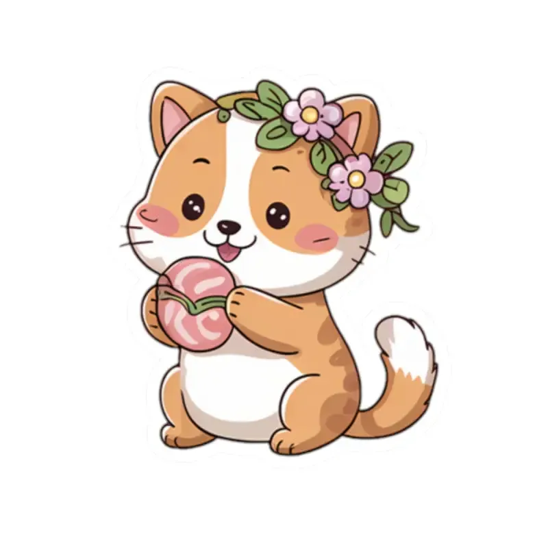 Cute Corgi Kiss Cut Stickers for Whimsical Pet Decor