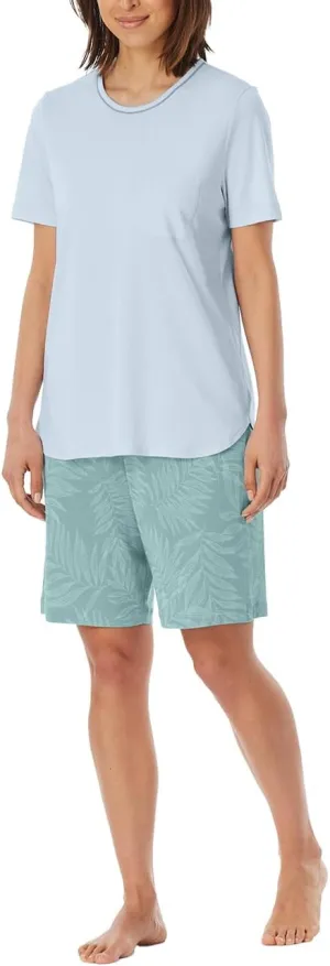 Damen Schlafanzug Kurz Baumwolle Modal-Nightwear Women's Pijama Set