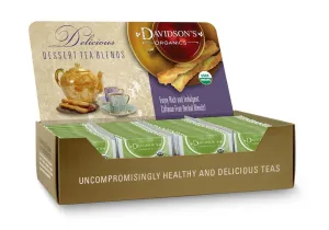 Davidson's Organics, Caramel Peach with Coconut, 100-count Individually Wrapped Tea Bags