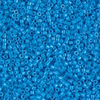 DB 659, Dyed Opaque Capri Blue - Miyuki Delica Beads - Size 11 - 5 grams - Japanese Cylinder Seed Beads - Retail & Wholesale