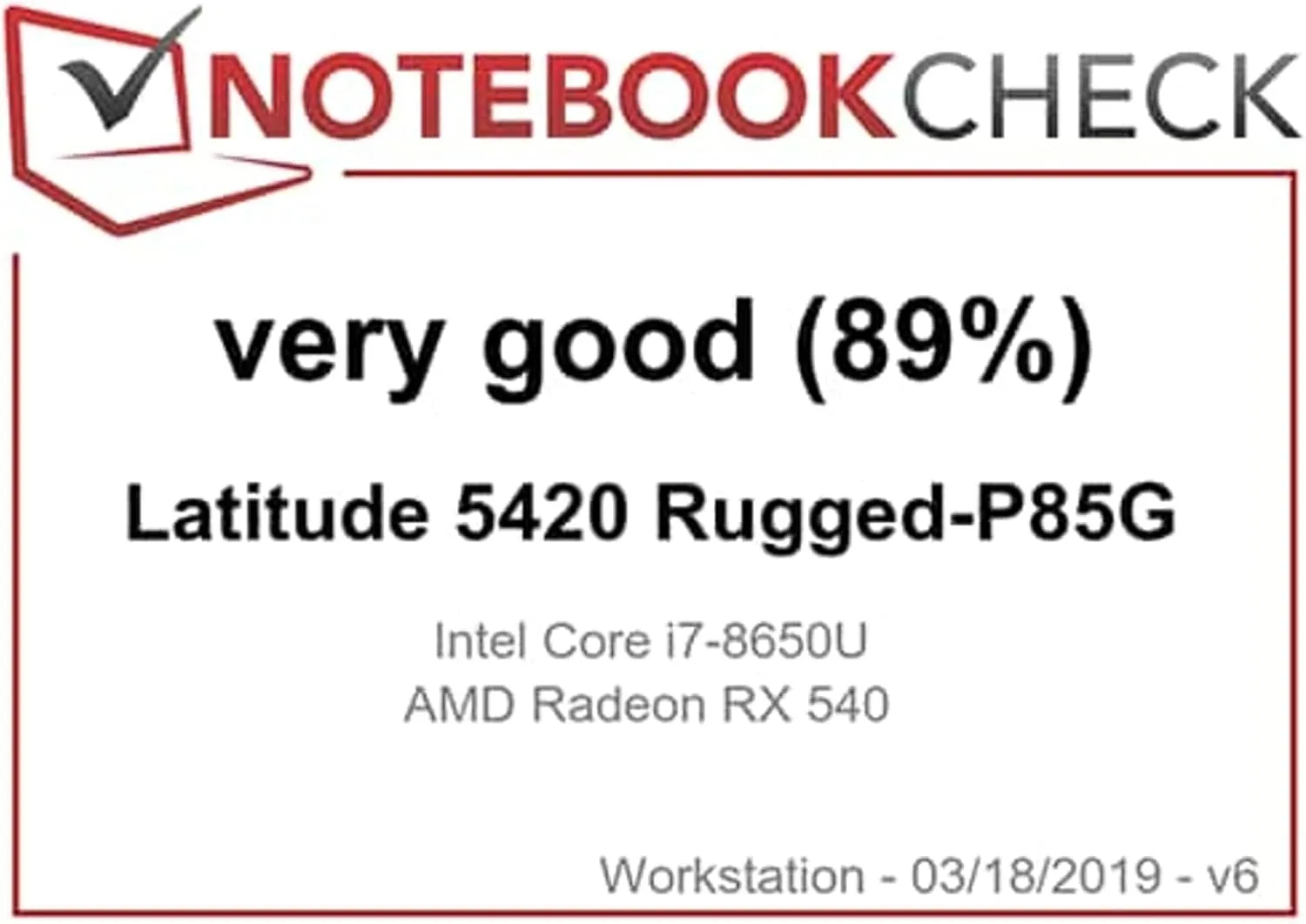 Dell Latitude Rugged 5420 Laptop | 14" 1920x1080 FHD | Core i5-8350U - 512GB SSD Hard Drive - 16GB RAM | 4 cores @ 3.6 GHz Win 11 Pro Black