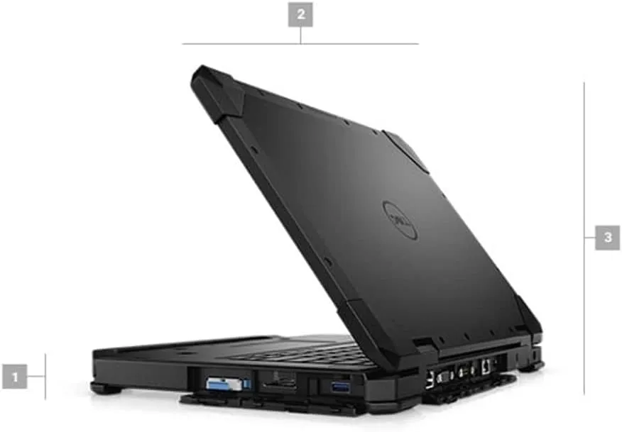 Dell Latitude Rugged 5420 Laptop | 14" 1920x1080 FHD | Core i5-8350U - 512GB SSD Hard Drive - 16GB RAM | 4 cores @ 3.6 GHz Win 11 Pro Black