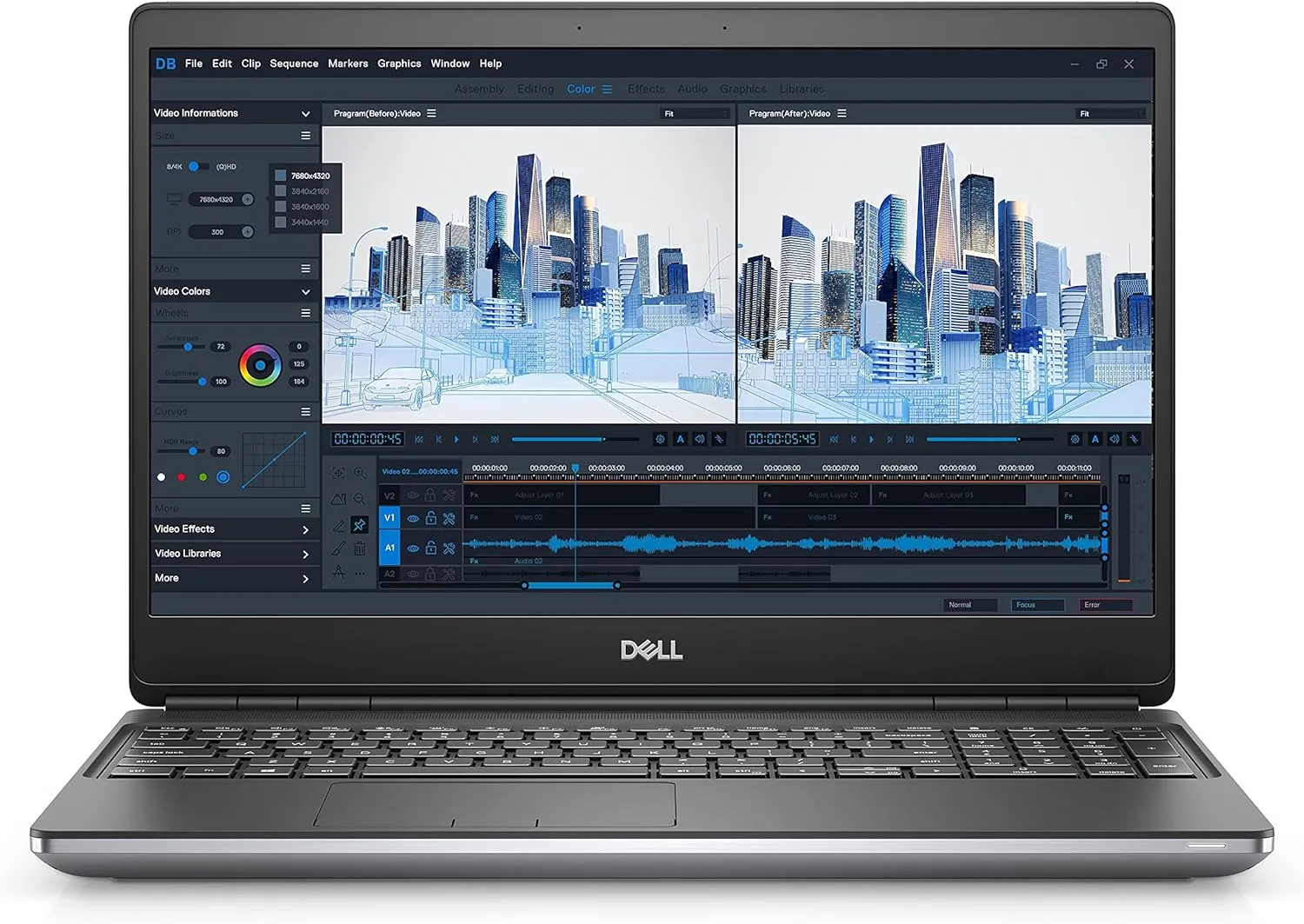 Dell Precision 7560 Workstation Laptop | 15.6" 1920x1080 FHD | Core i7-11800H - 1TB SSD Hard Drive - 16GB RAM | 8 cores @ 4.6 GHz Win 10 Pro Silver (Renewed)