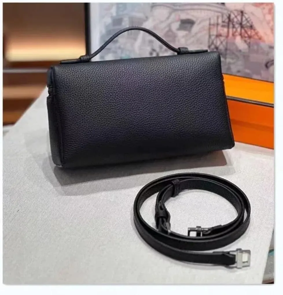 Designer Top-Handle Bag for Women L19 Pouch Crossbody Leather Bag