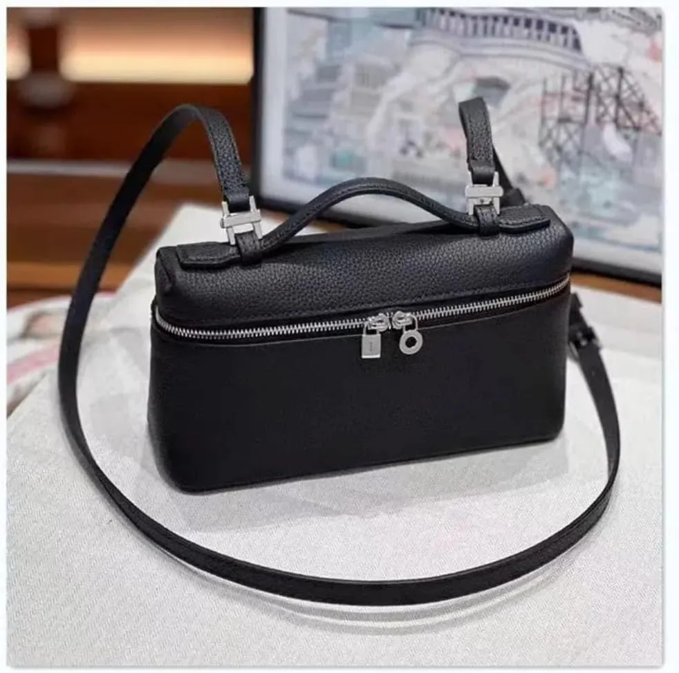 Designer Top-Handle Bag for Women L19 Pouch Crossbody Leather Bag