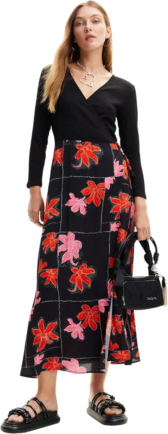 Desigual Women's Dress Long Sleeve