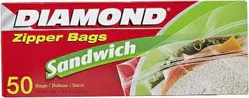Diamond Freezer Bags Medium (30 Bags) - These high-quality freezer bags are designed to keep your food fresh and protected, ensuring that you always have delicious and nutritious meals ready to go - 01090063083
