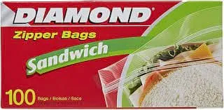 Diamond Freezer Bags Medium (30 Bags) - These high-quality freezer bags are designed to keep your food fresh and protected, ensuring that you always have delicious and nutritious meals ready to go - 01090063083
