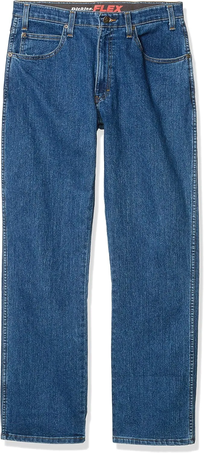 Dickies Men's Active Waist 5-Pocket Flex Performance Pants