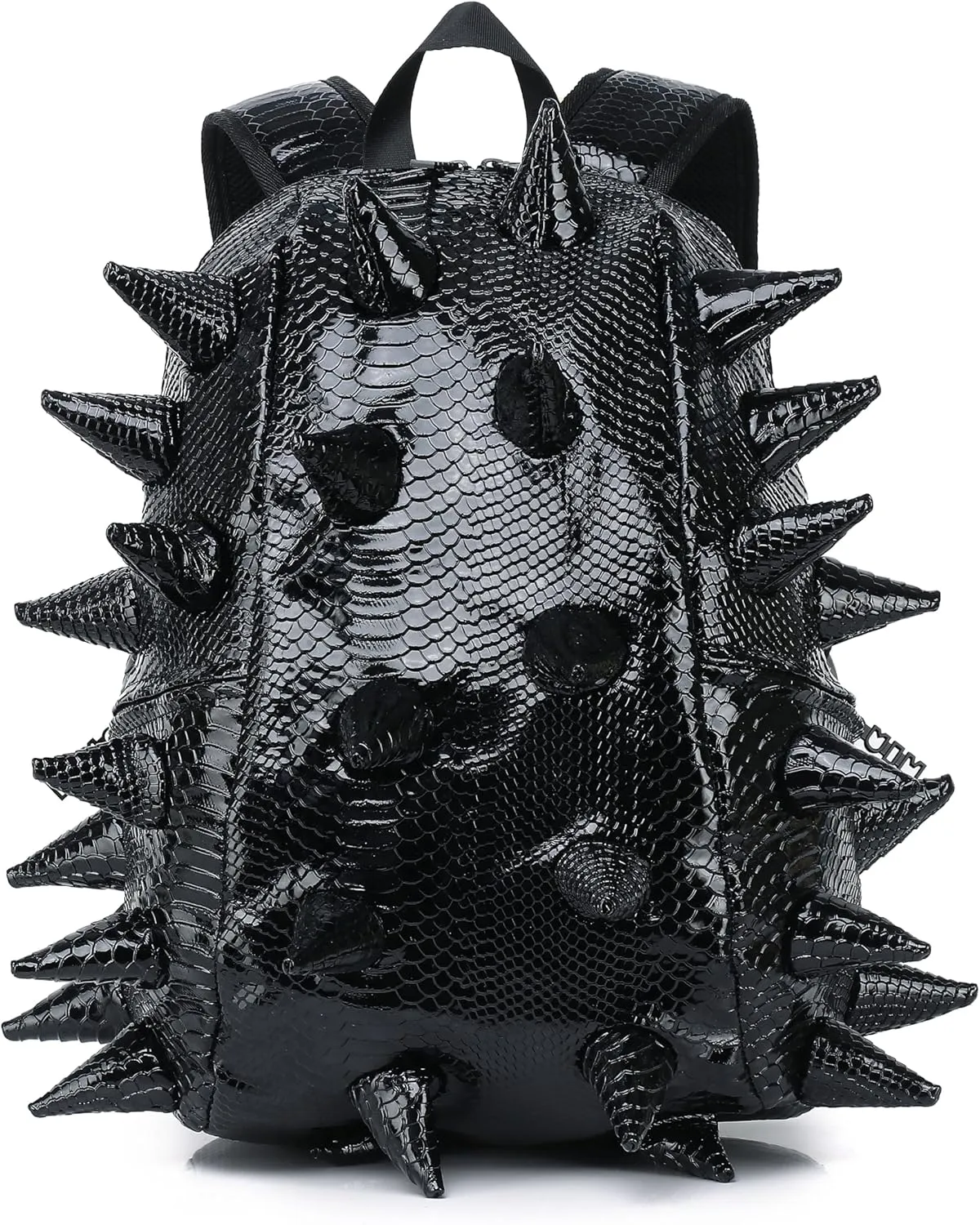 Dinosaur Backpack for Adult, Ankylosaur Casual Daypack, Water-Repellent, Multi-Scenario Application, Lage Capacity, Black Alligator Skin Texture