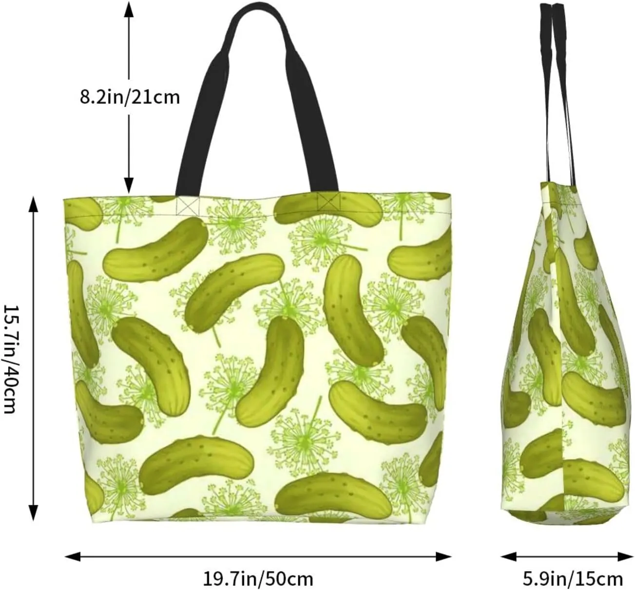 Distorted lines Tote Bag Shopping Bag Portable Handbags Tote Shoulder Bucket Bags for Women