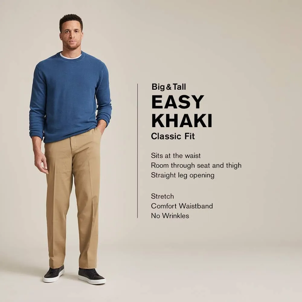 Dockers Men's Classic Fit Easy Khaki Pants (Regular and Big & Tall)