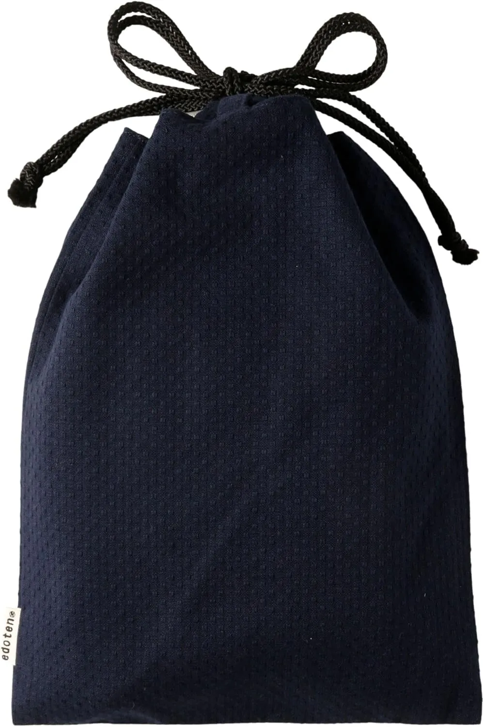 drawstring pouch cloth bag cotton 100% Sashiko fabric shrine stamp book bag inner pocket men's ladies'