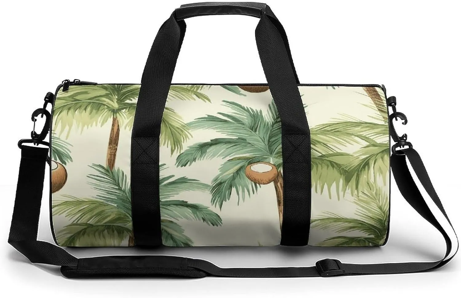 Duffel Bag for Men Women Gym Bag Summer Coconut Tree Travel Duffel Bag Waterproof Overnight Bag for Sports Workout