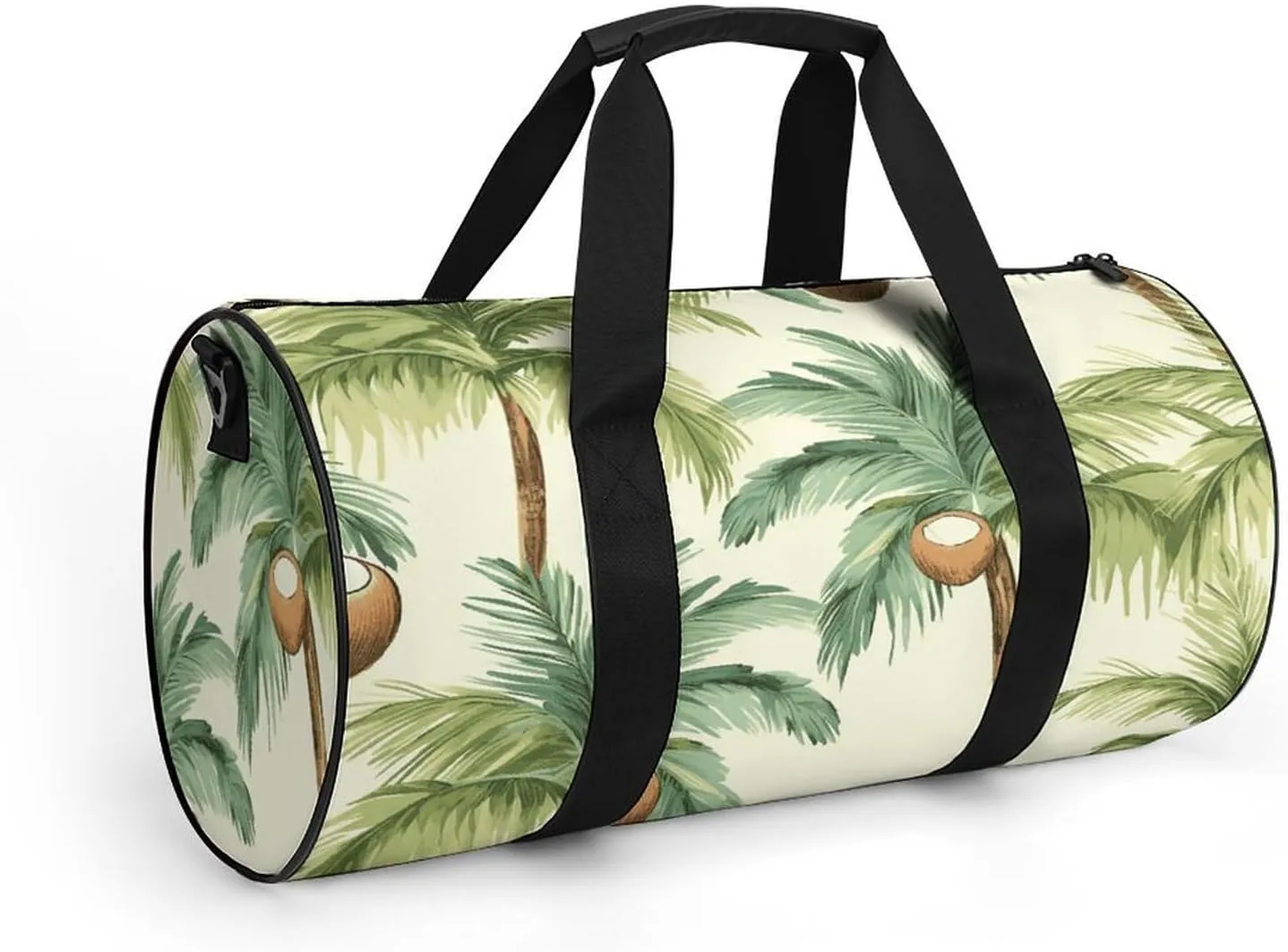 Duffel Bag for Men Women Gym Bag Summer Coconut Tree Travel Duffel Bag Waterproof Overnight Bag for Sports Workout