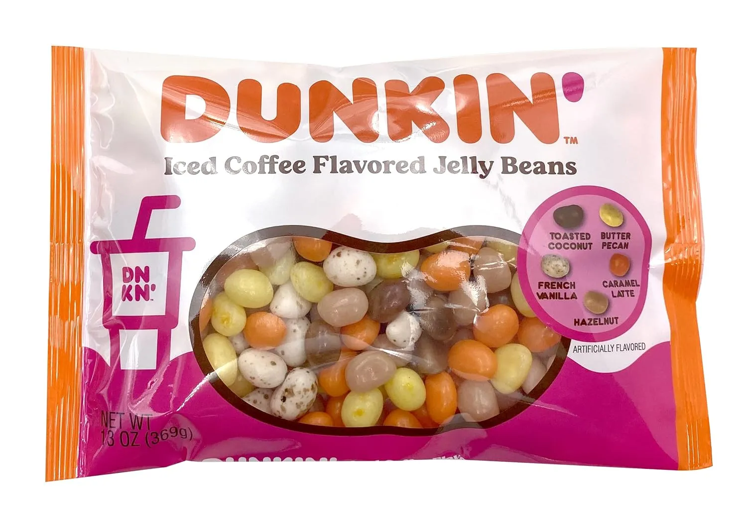Dunkin' Iced Coffee Flavored Jelly Bean Bulk Variety, 3 packs of 12 Ounce Bags, Candy Sweets for Kids Boys Girls Teens Adults Coffee Lovers