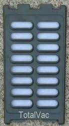 Electrolux Upright After Filter & Plastic Retainer - Generic 2 Pack