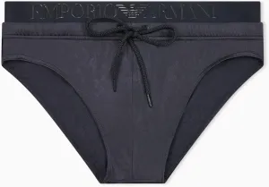 Emporio Armani Men's Standard Logo Band Swim Brief