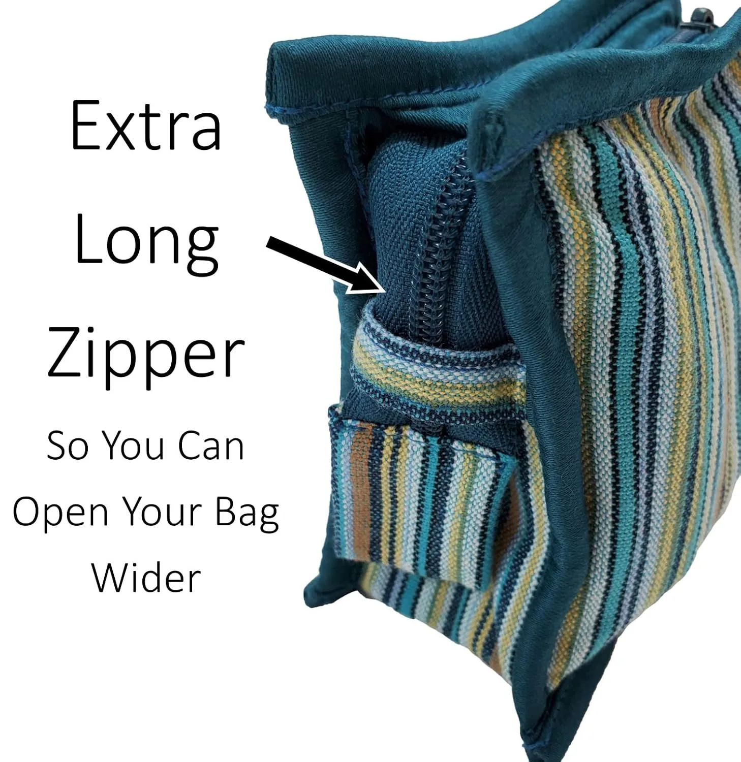 Essential Oil Case for Purse - Seabreeze Teal - Small Size HOLDS 4-6 Bottles (5ml-15ml, also fits Roller Bottles) - Chic and Compact EO Bags in Multiple Sizes - Perfect size Essential Oil Travel Bag