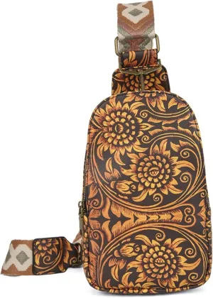 European And American Style Women'S Crossbody Bag Personalized Chest Bag Adjustable Shoulder Strap Waist Bag