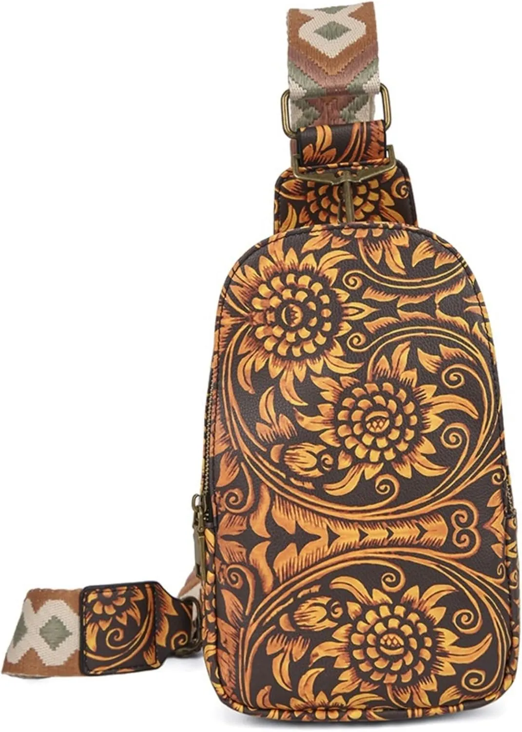 European And American Style Women'S Crossbody Bag Personalized Chest Bag Adjustable Shoulder Strap Waist Bag