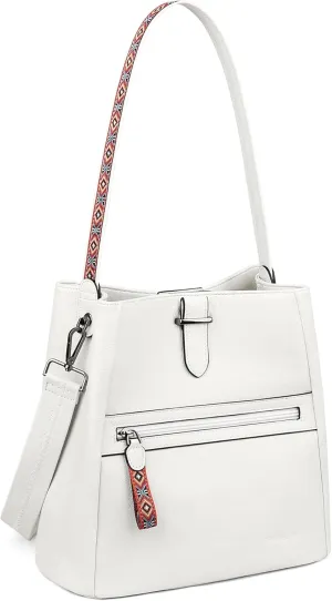 FADEON Bucket Bag for Women Purses and Handbags Designer Hobo Bags for Women Crossbody PU Leather Shoulder Bag Trendy
