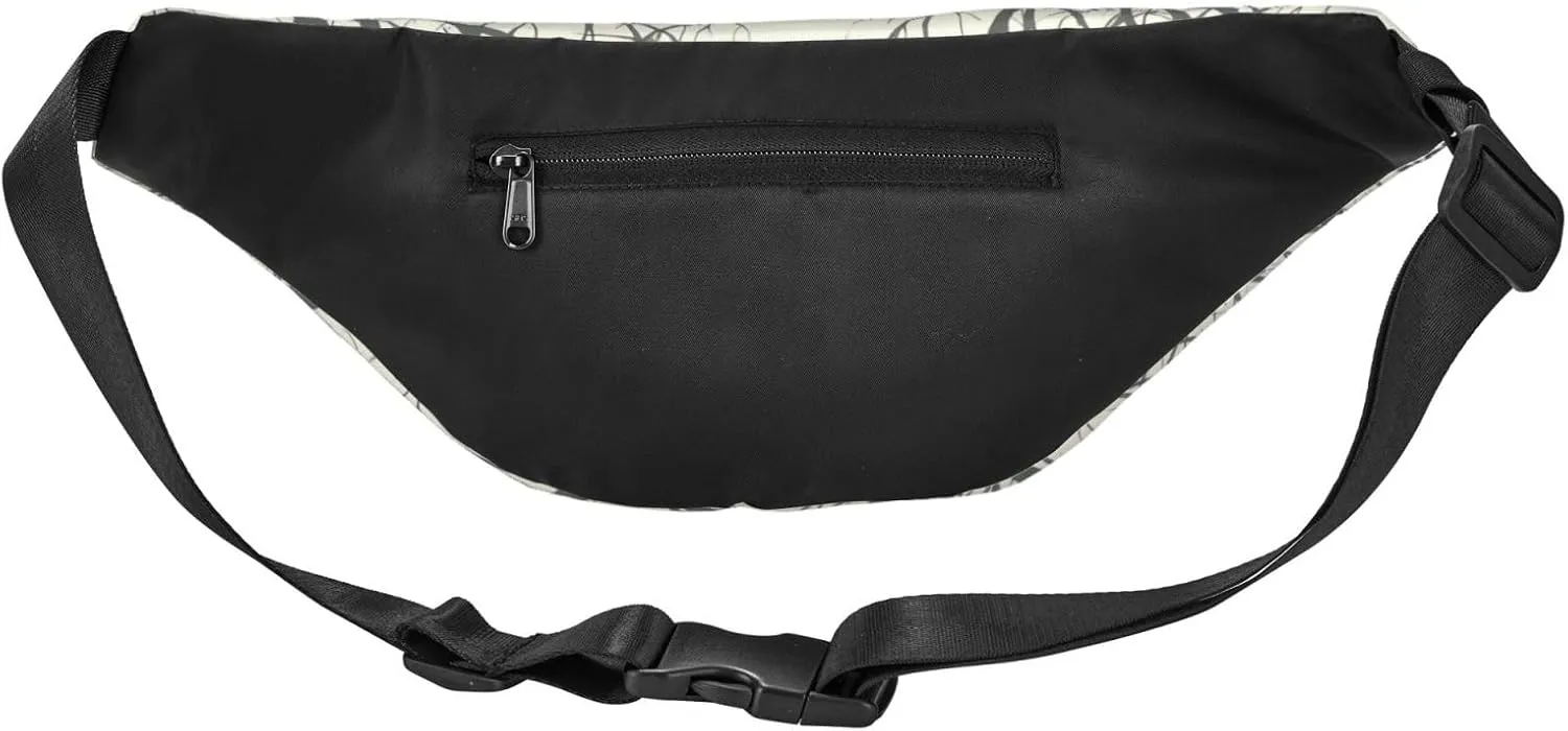 Fanny Packs For Women Men Waist Bag Waterproof Sport Belt Bag Tree Branch Fashion Waist Pack Adjustable Crossbody Bags Zipper Bum Bag For Running Hiking Travel