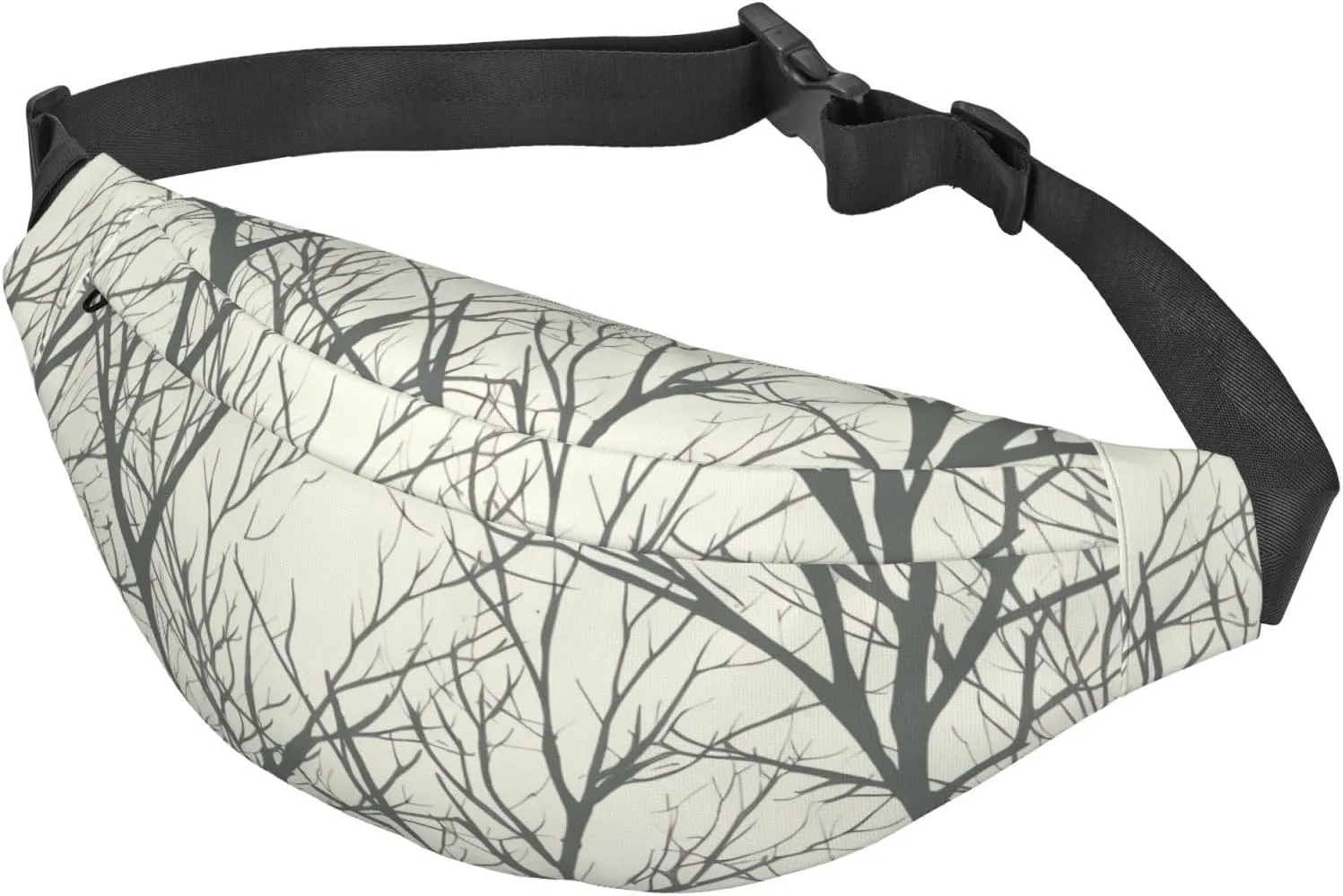 Fanny Packs For Women Men Waist Bag Waterproof Sport Belt Bag Tree Branch Fashion Waist Pack Adjustable Crossbody Bags Zipper Bum Bag For Running Hiking Travel