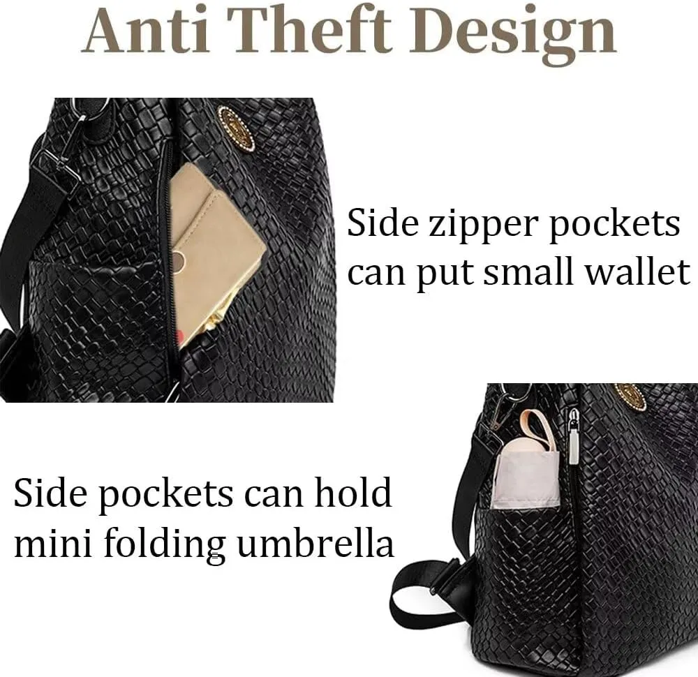 Fashion Backpack Purse for Women Waterproof Large Leather Anti-theft Travel Hiking Backpack Shoulder Bag Handbag