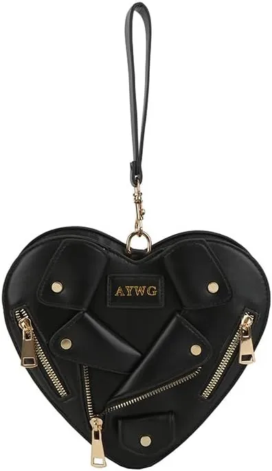 Fashion Handbag Purse for Women, Chic Top Handle Bag Trendy Handbags Kawaii Mini Tote for Women Ladies Harajuku Daypack (black)