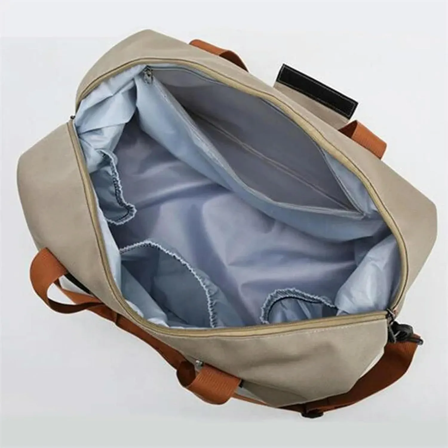 Fashion Travel Bags for Women Large Capacity Men's Sports Bag Waterproof Weekend Sac Voyage Female Messenger Bag Dry and Wet, Purple 46x25x28cm