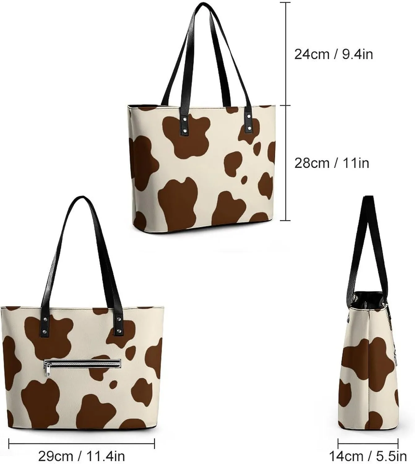 Fashionable Laptop Tote Bag For Women & Men, Large Work Commuter Bag