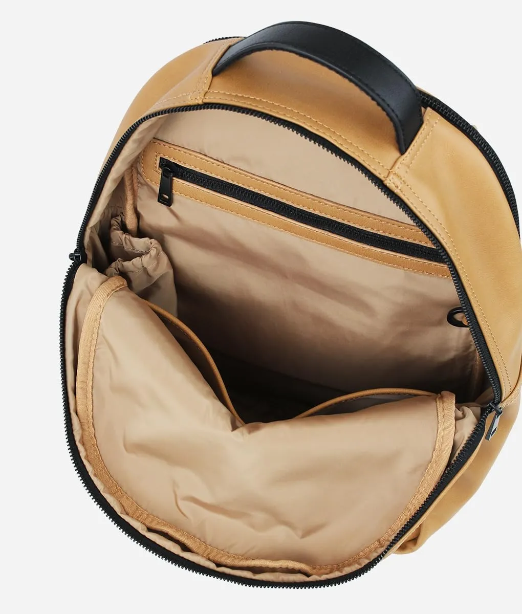 FAWN DESIGN Multipurpose Backpack for Women and Men (Tan/Black)