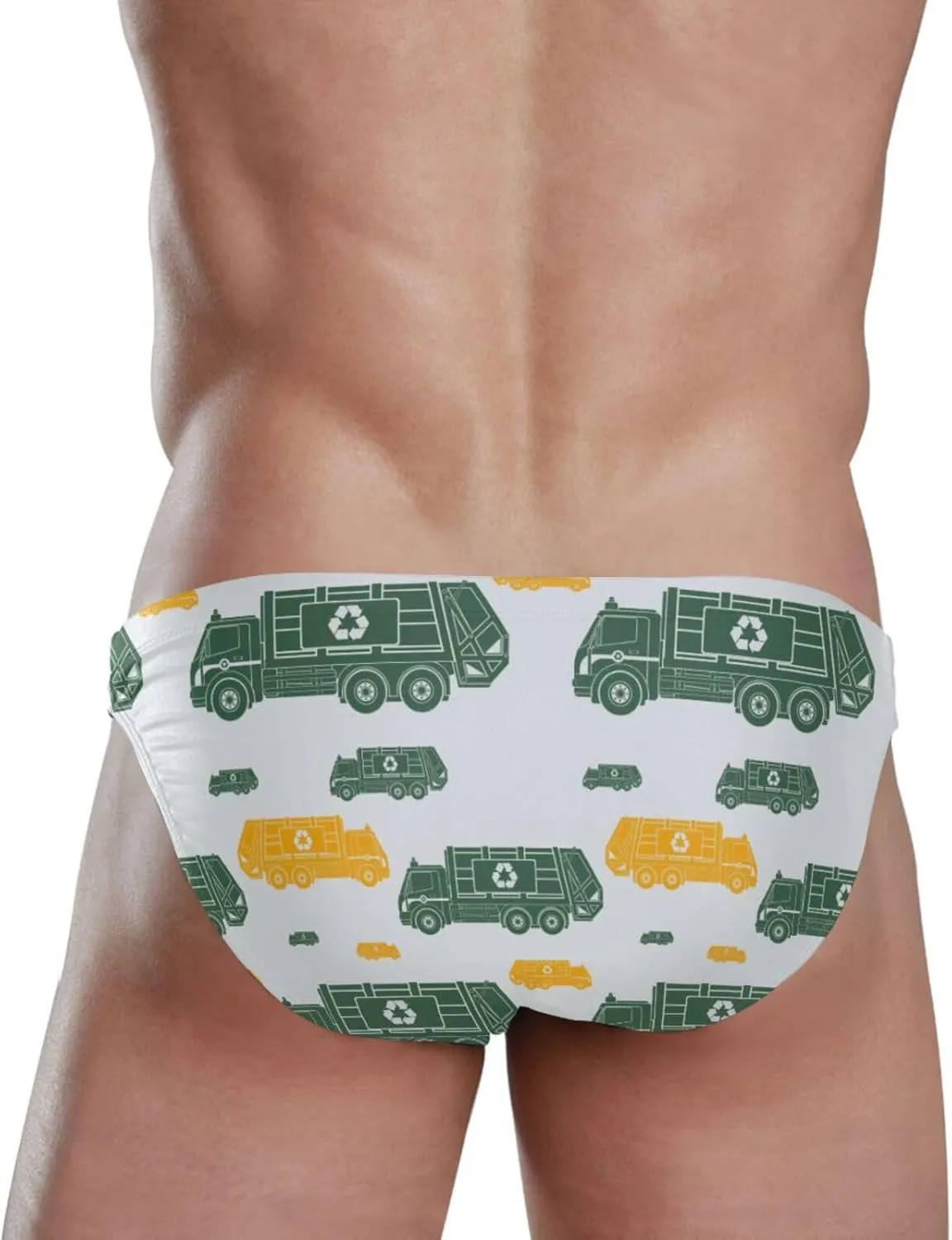Fire Flame Mens Vintage Swim Briefs Sexy Bikini Swimwear Quick Dry Retro Swimsuit with Drawstring