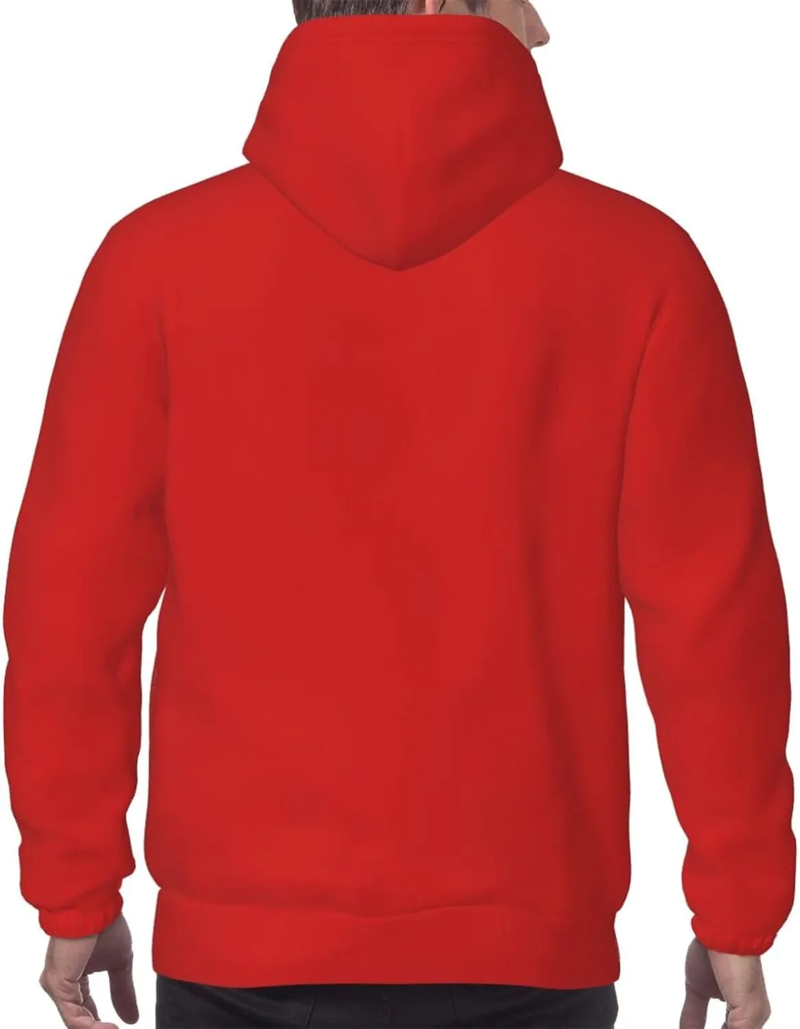 Flag Of Massey Ferguson Tractors Men'S Hooded Fleece Sweatshirt Comfortable Men'S T-Shirt