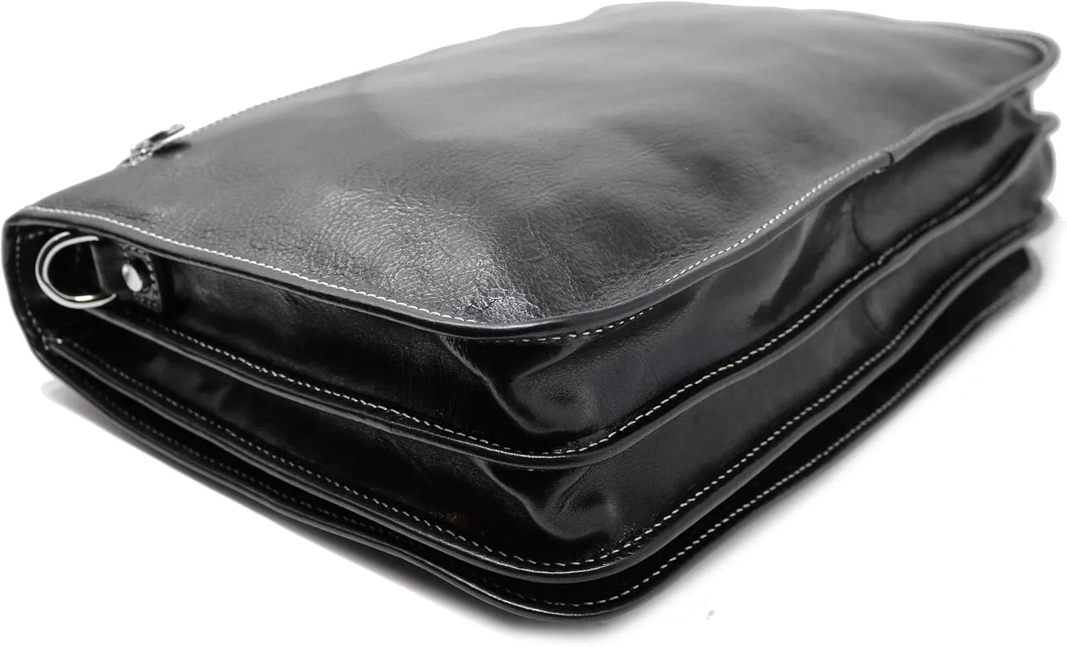 Floto Luggage Roma Messenger Bag, Black, One Size